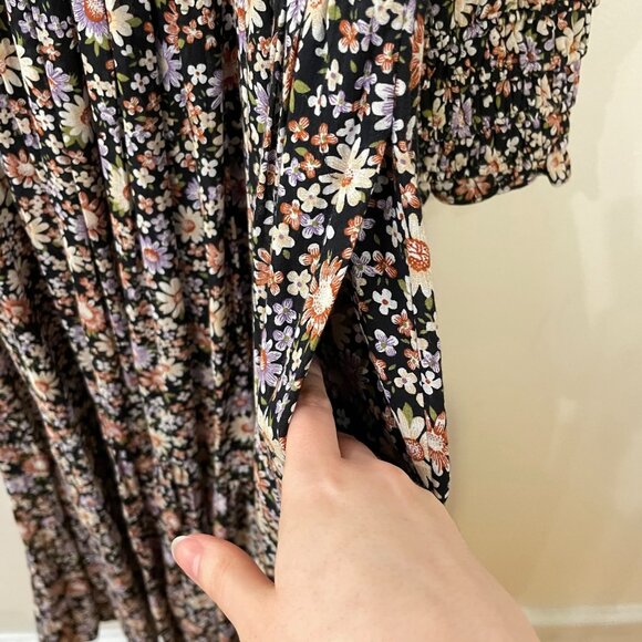 Last Chance! New Sea NY Carson Fall Floral Smocked Maxi Dress Small $395 - Picture 10 of 12